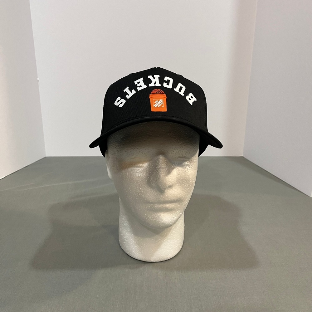 Home Depot Buckets Hat Men OSFM Black NCAA Basketball Otto Snapback Cap